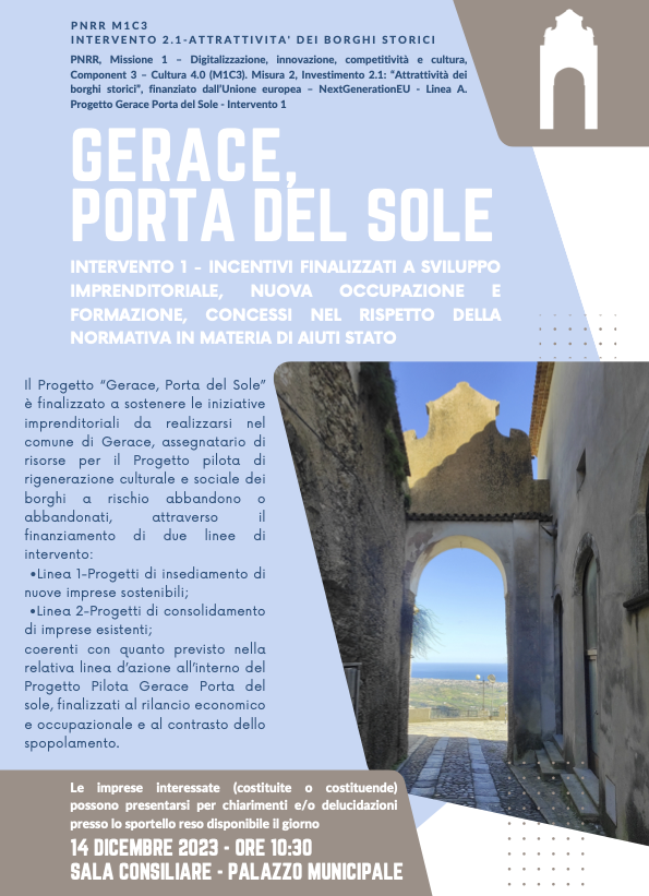Gerace Porta del Sole 14.12.2023